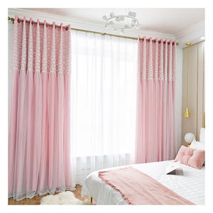 Tende Oscuranti Innermor per Soggiorno, Doppio Strato, Stile Principessa Elegante, Decorazione con Pizzo Bianco, Personalizzabili per Donne - Product Image 1