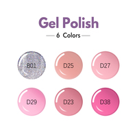 FZANEST High Glitter Solid Gel Nail Kits complets DIY Led Top Coatnail Polish Remover Esmaltes Semipermanentes Vernis Ongles