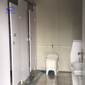 Heavy Duty 20Ft Mobile Container Prefabricated <b>Portable</b> <b>Toilet</b> with Shower Bathroom for Public Visitor Areas Made Sandwich Panel - Product Image 5