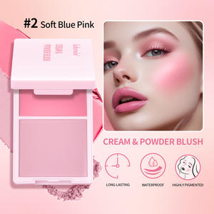 Lakerain Palette Blush in Crema 2-in-1, Fard Naturale Opaco a Lunga Durata, Resistente alle Sbavature - Product Image 4
