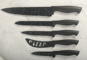 Juego de Cuchillos de Cocina con Revestimiento de Mármol, Económico - Product Image 2