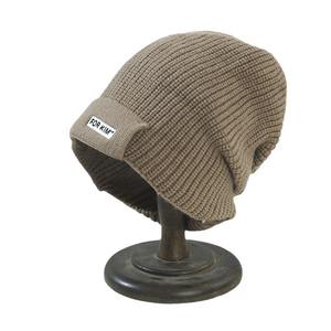 Nouveau bonnet tricoté pour femme, style japonais et coréen, coupe ample, coupe-vent, tendance, effet visage affiné, en PU - Product Image 5