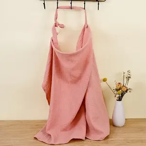 Couverture d'allaitement en coton pour maman, ajustable, pour l'intimité, tablier d'allaitement, couverture de poussette - Product Image 4