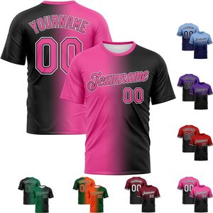 Custom Gradient <b>Baseball</b> T-Shirt Short Sleeve Crew Neck Sublimated Print Name Number Anteater Jersey Unisex Athletic Fit - Product Image 3