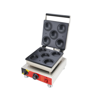 เครื่องทำวาฟเฟิลใหม่220V สำหรับ<span class=keywords><strong>พาย</strong></span>มะพร้าวและบูโกะเครื่องอบผิวทาร์ตไข่กรอบพันชั้น - Product Image 2