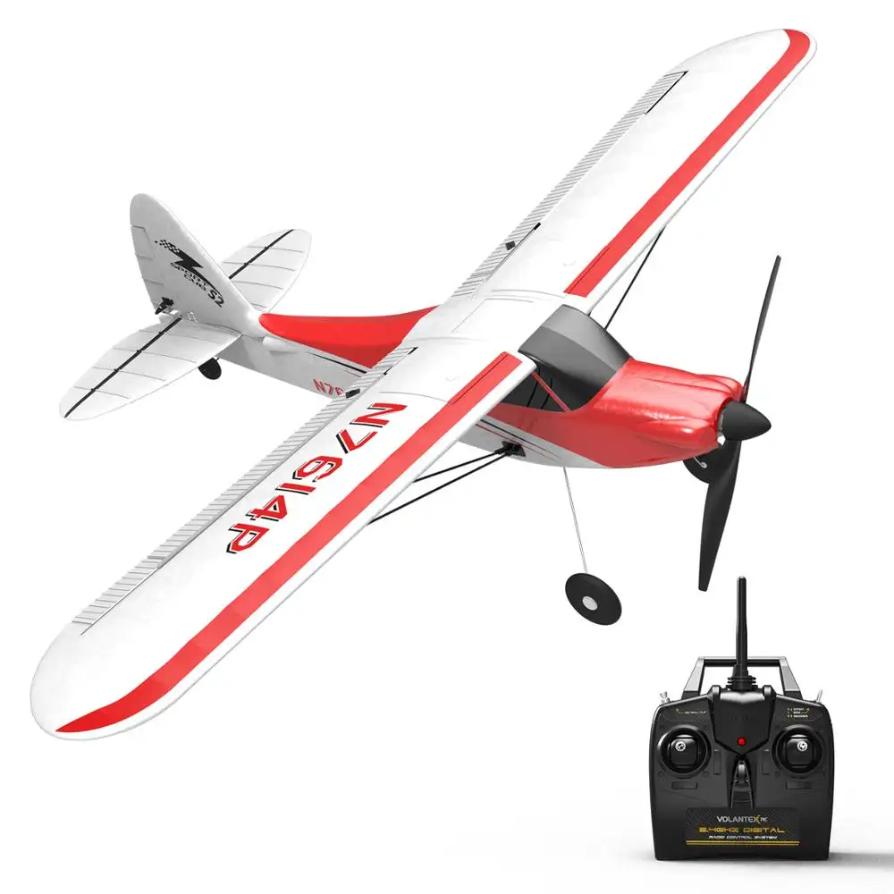 Amazon hot sell Volantex Sport Cub 500 RTF EPP foam radio control rc plane with Gyro for kids and adults