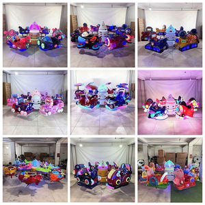 Offre Spéciale 3/6 sièges à pièces avec système musical Mini carrousel à pièces Kiddie Rides, un tour <span class=keywords><strong>de</strong></span> terrain <span class=keywords><strong>de</strong></span> jeu classique pour centre commercial - Product Image 3