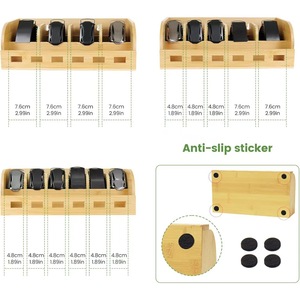 Belt <b>storage</b> wooden <b>box</b> wardrobe shelf <b>drawer</b> belt <b>storage</b> tie leather <b>storage</b> <b>box</b> waist belt compartment <b>storage</b> <b>box</b> - Product Image 1