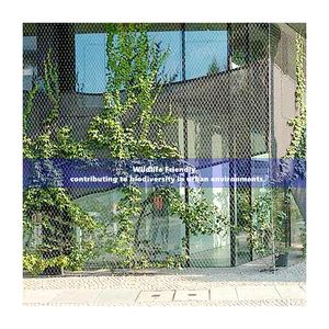 เชือกลวดสลิงสเตนเลสขนาด7x7ขนาด2.0มม. โครงสร้างทอพร้อมรูรับแสงหกเหลี่ยม50มม. สำหรับหน้าต่าง/นั่งร้าน - Product Image 1