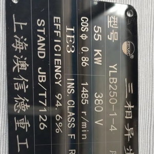 <span class=keywords><strong>Motor</strong></span> Eléctrico Asíncrono Trifásico de Inducción de Alta Eficiencia SEMC Serie YLB 55KW 380V 50Hz IE3 IP23 - Product Image 2