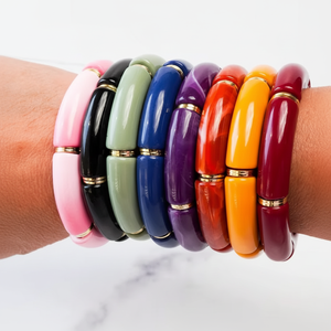 Handmade <b>Hand</b>-painted Resin Bracelet Bangles-Fashion Party Wedding Gift - Product Image 1