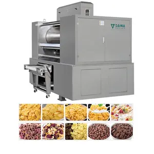 Safe And Efficient Cornflakes Breakfast Cereal Corn Flakes Making Machine Production Line