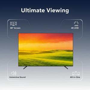 Vente directe d'usine Téléviseur intelligent 98 pouces Résolution 4K 3840*2160 HDR Téléviseur intelligent pour <span class=keywords><strong>regarder</strong></span> les sports - Product Image 3