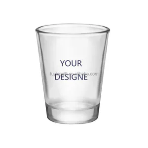 Vasos de copa de whiskey con logotipo personalizado, vasos de copa de whiskey con sublimación, color blanco, Tequila, venta al por mayor