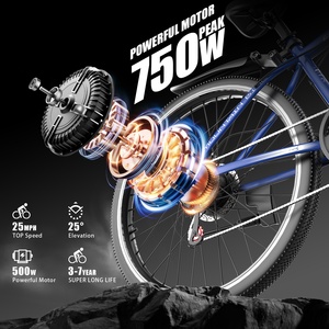 Vélo Électrique Tout-Terrain G26 à Double Vitesse avec Batterie Lithium-Ion 48V 26 Pouces, Vente Directe Usine - Product Image 2
