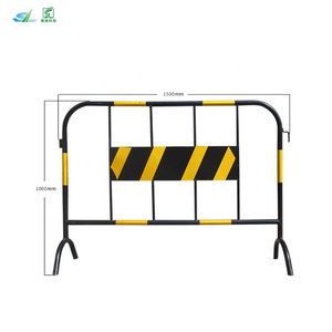 Barrière de sécurité en métal galvanisé 1500*1000mm avec panneau publicitaire, durable et résistant aux intempéries - Product Image 4