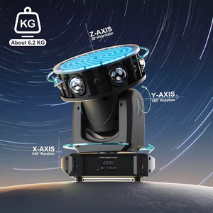 TIITEE LED XYZ 3 AXIS 150W GYRO Swing Lumière Mobile Avec Effet Laser pour Dj <span class=keywords><strong>Club</strong></span> Party - Product Image 5