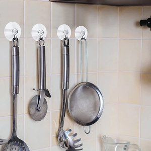 Cốc hút tường móc móc-sinh thái thân thiện nhựa tái sử dụng rõ ràng Sucker Pads và tiện ích móc với 2.5kg Tải công suất - Product Image 5