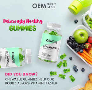 Nhãn hiệu riêng vitamin C bổ sung Gummies chăm sóc sức khỏe rêu biển năng lượng gummy vitamin seamoss Gummies - Product Image 2