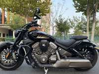 Motocyclette Benda Black Flag 500cc - Édition noire avec une vitesse maximale de plus de 80 km/h