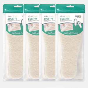 * OUTLET * 4 paia di solette invernali Unisex, dimensioni 32-45, spessore 0.6 cm, facile da rifinire per scarpe, isolamento termico e - Product Image 1