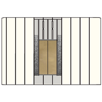 Radiación de calor y calentador térmico sin aceite Opciones de programación diaria y semanal Calentador de panel de habitación de aluminio eléctrico de inercia