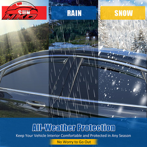 Déflecteurs de pluie en acrylique pour vitres de Ford Fusion 13-20, ensemble de 4 pièces - Product Image 6