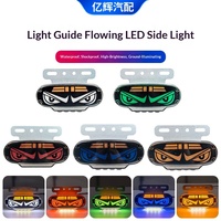 Nouveau feu latéral pour camion MAN, 12-24V, LED, indicateur de largeur, feu de gabarit, feu de freinage séquentiel pour remorque