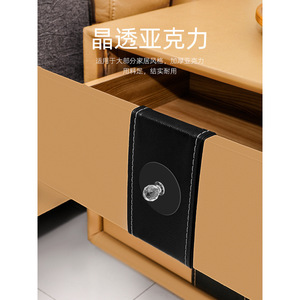 Manijas Invisibles de Plástico para Puertas de Armario, Perillas sin Taladro para Armario, Cajones y Ventanas Corredizas de Vidrio - Product Image 1