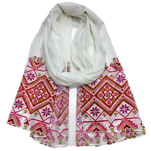 2025 Printed Pearl Chiffon <b>Head</b> <b>Scarf</b> Geometric Pattern Muslim Ladies Daily Wear - Product Image 6