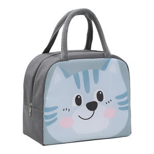 Nouvelle mode, sac à déjeuner isotherme pour filles, motif de licornes de dessin animé, imperméable, feuille d'aluminium, refroidisseur thermique pour les enfants à l'école - Product Image 4