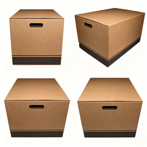 Contenitore per Catering Tipo Vassoio con Manico, Scatola di Carta per il Trasporto di Grandi Quantità di Cibo in Modo Robusto - Product Image 3