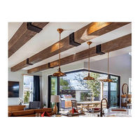 Prix d'usine, best-seller, poutres en polyuréthane PU imitation bois, légères et modernes, pour la décoration de plafond à domicile