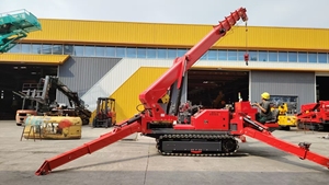 מחיר מפעל עגורן זחלילי נייד קטן 10 טון 12 טון עגורן עכביש זחלילי לבנייה - Product Image 3