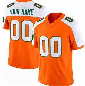 Venta al por mayor personalizada logotipo bordado sublimación impresión todos los equipos de secado rápido Rugby camisetas de fútbol americano Jersey - Product Image 3