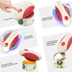 KLT Draagbare Handmatige Automatische Blikopener Type-c Oplaadbare Blikopener met Gladde Rand en Eenvoudige Bediening - Product Image 5