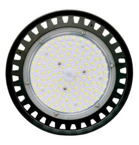 โคมไฟทรงสูงยูเอฟโอ <span class=keywords><strong>LED</strong></span> 100วัตต์สำหรับโกดังสินค้าใช้ไฟ <span class=keywords><strong>LED</strong></span> กำลังแรงสูงสำหรับโรงเก็บของ