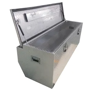 Aluminum alloy checkered plate truck/trailer tool box