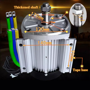 Motor 60V 72V 2200W High Power High Speed 4600RPM 5400RPM Four-wheel Vehicle Brushless Mid Drive Motor - Product Image 2