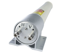 Antenne amplificatrice de signal extérieure MIMO verticale à gain élevé N-Femelle 96cm Omni 5G 698-3800MHz 16dBi 4G LTE Mobile Blanche 1.8
