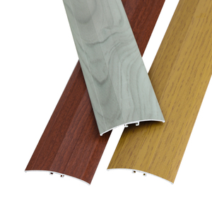 Transitions de revêtement de sol, bande de transition <span class=keywords><strong>en</strong></span> aluminium à bord incurvé, protection de bord de tapis, forme universelle, bordure de tapis, nez de marche - Product Image 1