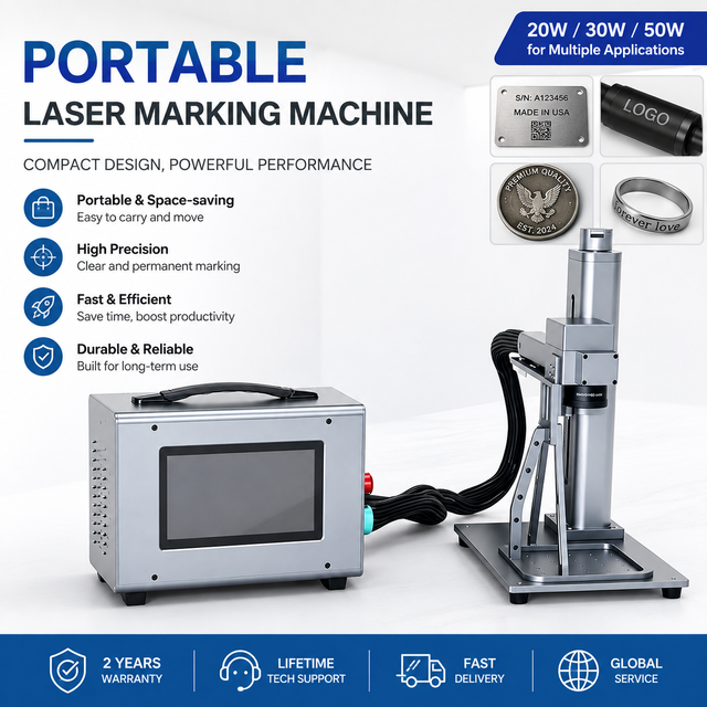 2026 30W 20W Portable Handheld Fiber Laser Marking Machine Engraving with CE Certified