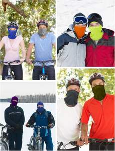 थोक मल्टीफंक्शन स्की मास्क कस्टम लोगो पॉलिएस्टर फेस मास्क पूर्ण चेहरा कवर स्की मास्क 1 छेद बैलाकलव मैन - Product Image 5