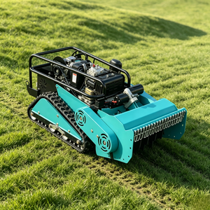 Tondeuse robot chenillée télécommandée à rayon de braquage zéro, à lame rotative, 800 mm, moteur <span class=keywords><strong>4</strong></span> temps, à essence, pour pentes et tout-terrain, 600W - Product Image 5