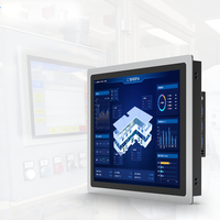 Écran tactile capacitif 17/19 pouces, processeur I5 Gen10, 8G+128G, HMI, VGA, USB, COM, ordinateur industriel, moniteur