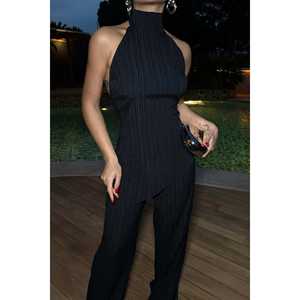 Conjunto de Vestidos de Noche Negros Estrella sin Espalda - Product Image 3