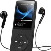 Reproductor de música sin pérdidas BT, MP4, MP3, pantalla TFT LCD, Walkman, E-book, compatible con tarjeta TF, grabadora de Audio, sonido sin pérdidas, reproductor de MP3