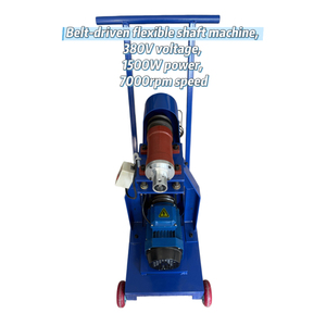 Machine à arbre flexible industrielle à entraînement par courroie, moteur sans balais à vitesse variable, 1500W, multifonction, petite courroie - Product Image 6