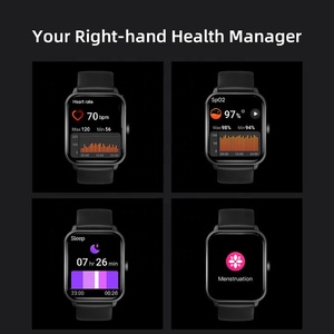 Qcy GTS TFT màn hình lớn BT gọi reloj Đồng hồ thông minh theo dõi sức khỏe theo dõi thể dục Smartwatch với âm nhạc - Product Image 4