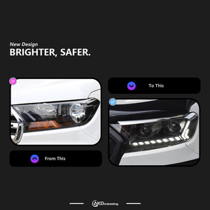 ไฟรถยนต์สำหรับ Ranger <span class=keywords><strong>Everest</strong></span> 2016-2021,ไฟหน้า LED แบบไดนามิกคริสตัล Q8ดีไซน์ LHD และ RHD รุ่น DRL เลนส์โปรเจคเตอร์อัพเกรด - Product Image 2